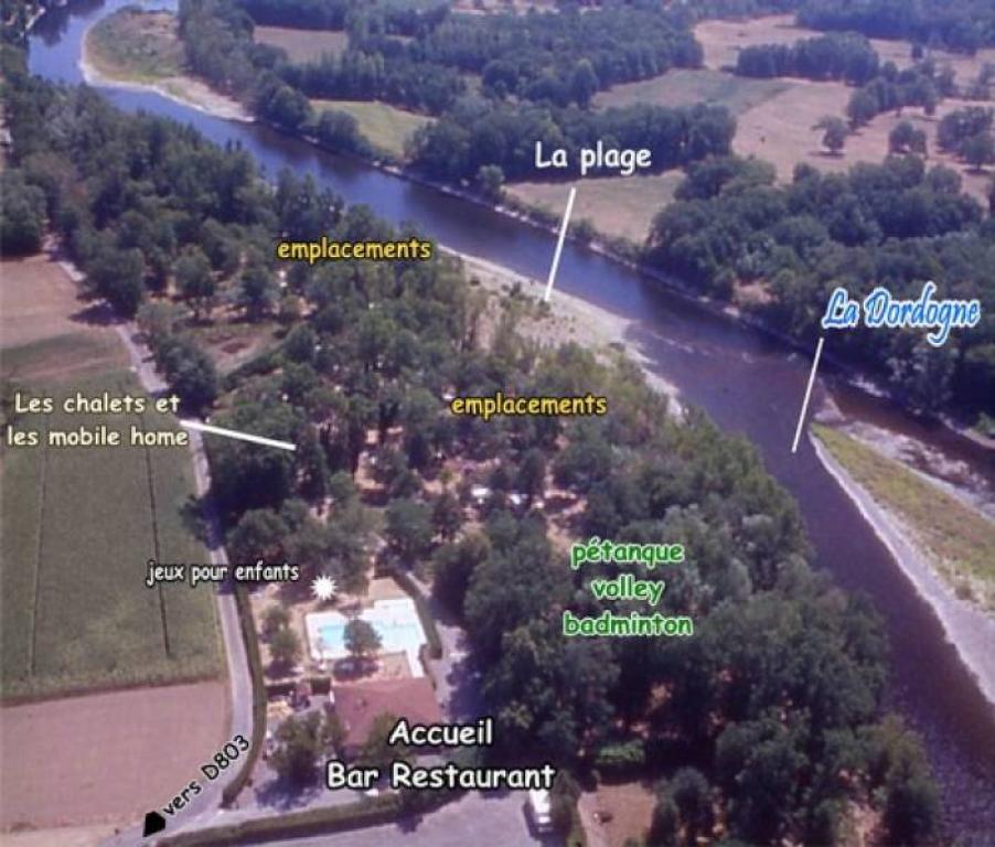 Camping Les Chalets sur La Dordogne